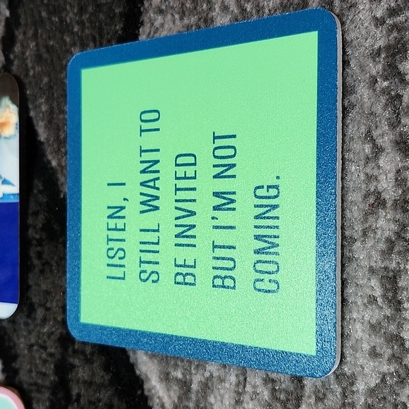 6 RETRO HUMOROUS DRINK COASTERS SET FUNNY - Picture 6 of 15